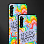 ticket to happiness glass case for realme x50 pro image-2