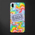 ticket to happiness glass case for vivo v11 pro image