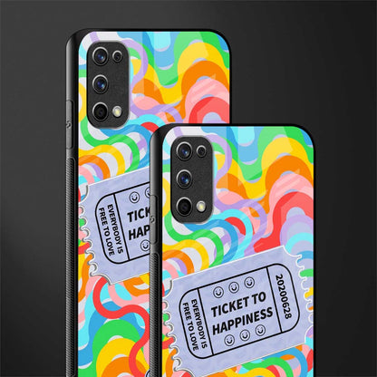 ticket to happiness glass case for realme 7 pro image-2