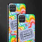 ticket to happiness glass case for oppo f17 image-2