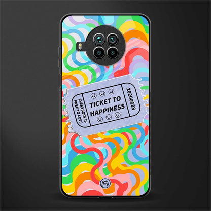 ticket to happiness glass case for mi 10i image