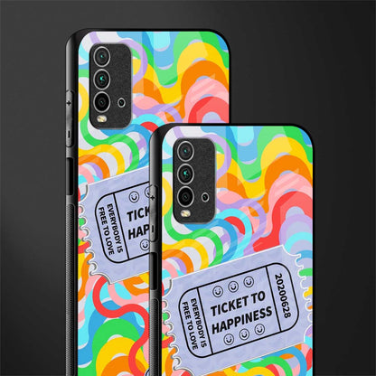ticket to happiness glass case for redmi 9 power image-2