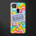 ticket to happiness glass case for poco c31 image
