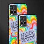 ticket to happiness glass case for vivo y21t image-2
