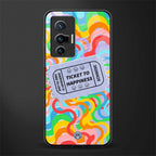 ticket to happiness glass case for vivo x70 image