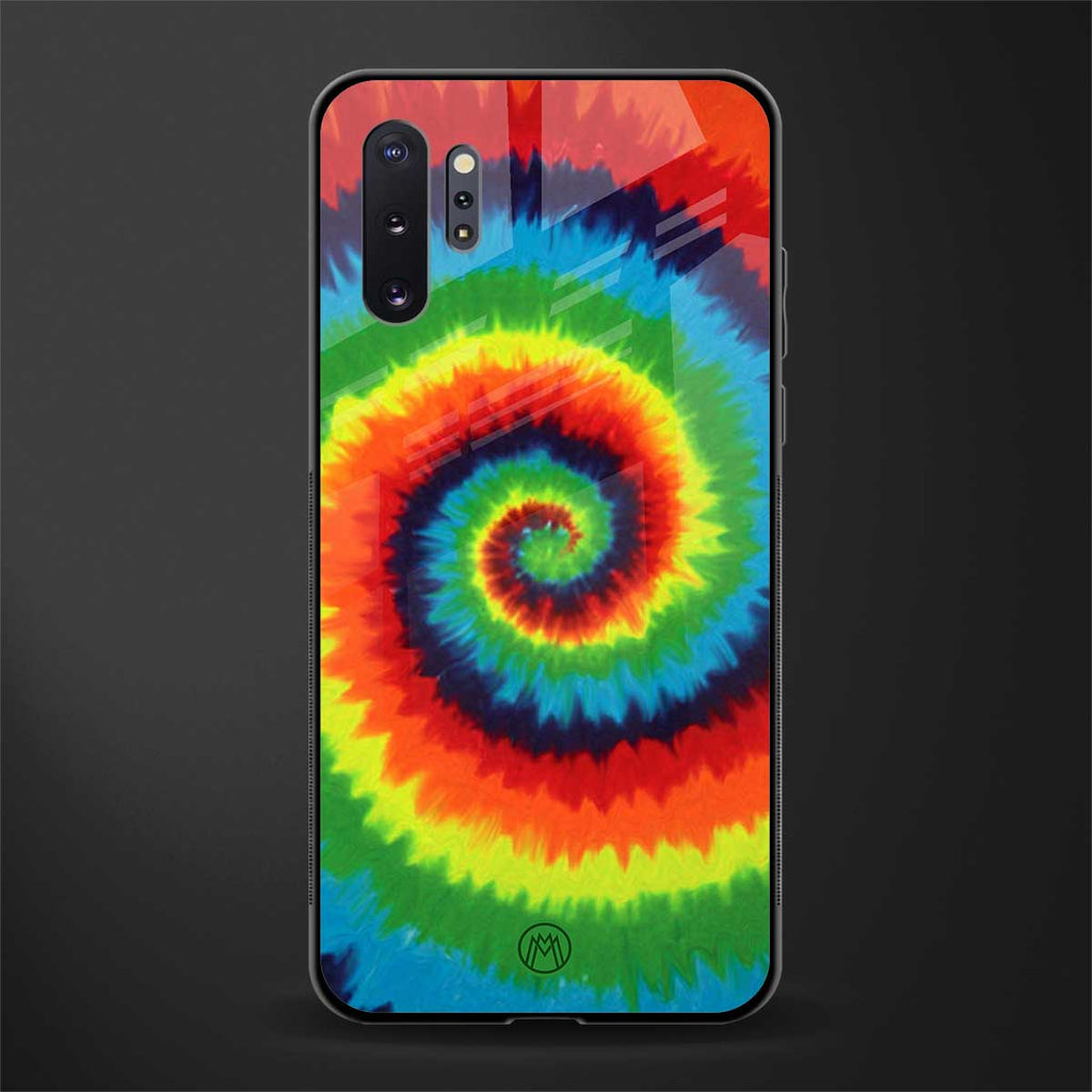 tie and dye glass case for samsung galaxy note 10 plus image