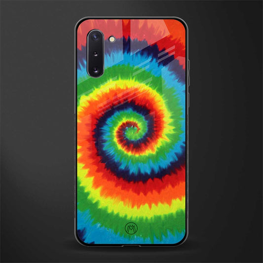 tie and dye glass case for samsung galaxy note 10 image