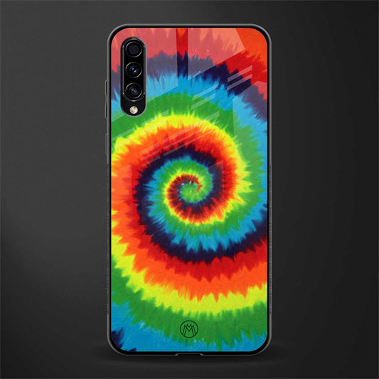 tie and dye glass case for samsung galaxy a70 image