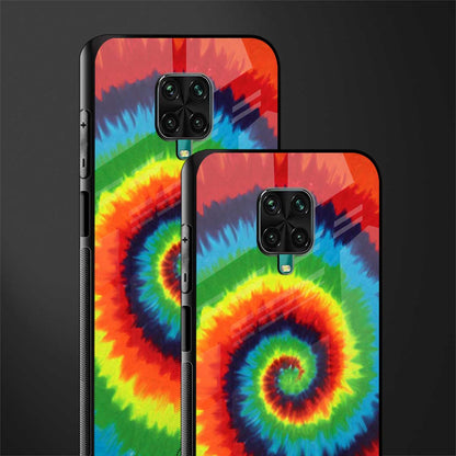 tie and dye glass case for redmi note 9 pro max image-2