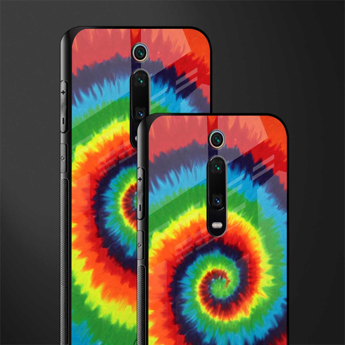 tie and dye glass case for redmi k20 image-2