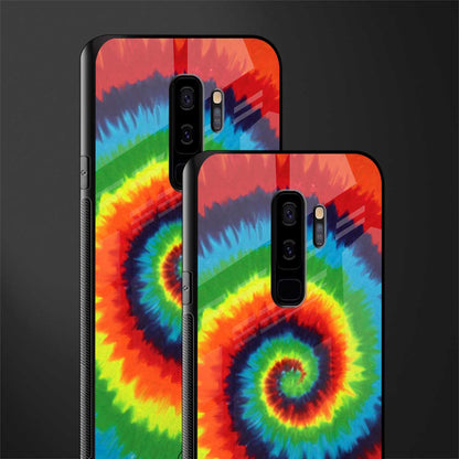 tie and dye glass case for samsung galaxy s9 plus image-2