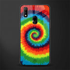 tie and dye glass case for realme 3 pro image