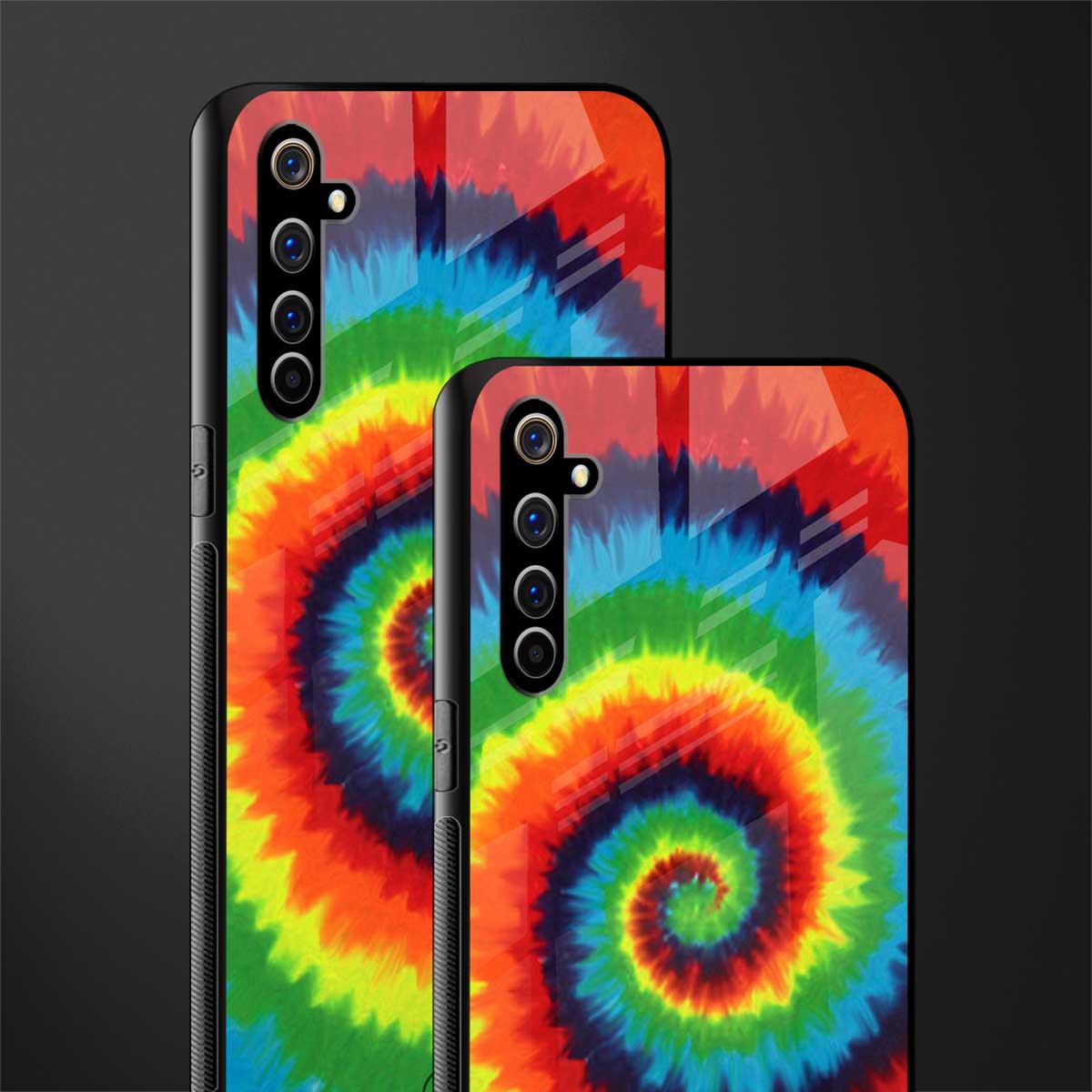 tie and dye glass case for realme x50 pro image-2