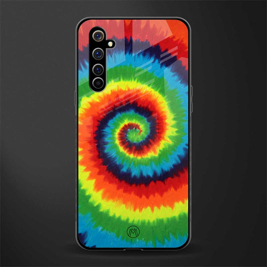 tie and dye glass case for realme x50 pro image