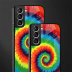 tie and dye glass case for samsung galaxy s22 plus 5g image-2