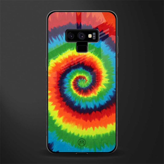 tie and dye glass case for samsung galaxy note 9 image
