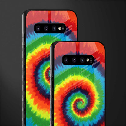 tie and dye glass case for samsung galaxy s10 plus image-2