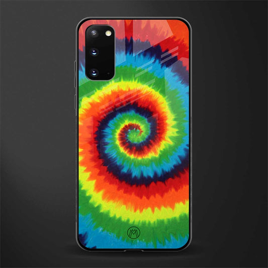 tie and dye glass case for samsung galaxy s20 image