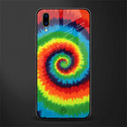 tie and dye glass case for vivo v11 pro image