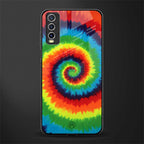 tie and dye glass case for vivo y20i vivo y20t image