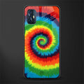 tie and dye glass case for vivo v17