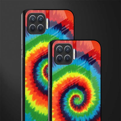 tie and dye glass case for oppo f17 image-2