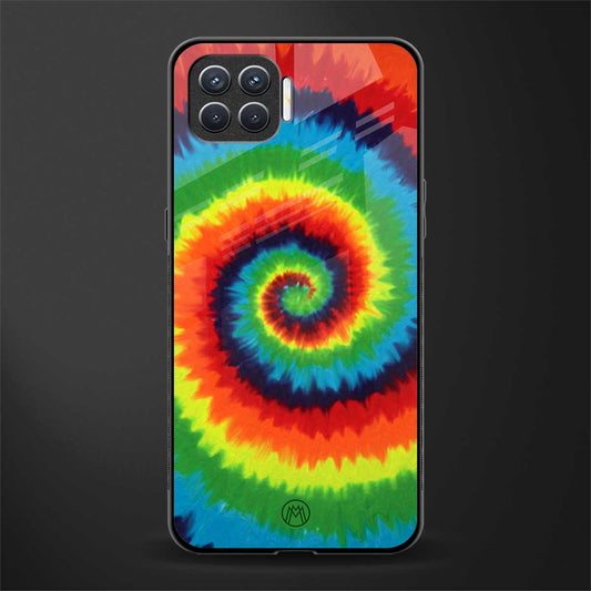 tie and dye glass case for oppo f17 image