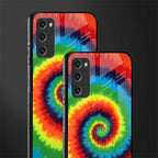 tie and dye glass case for samsung galaxy s20 fe image-2