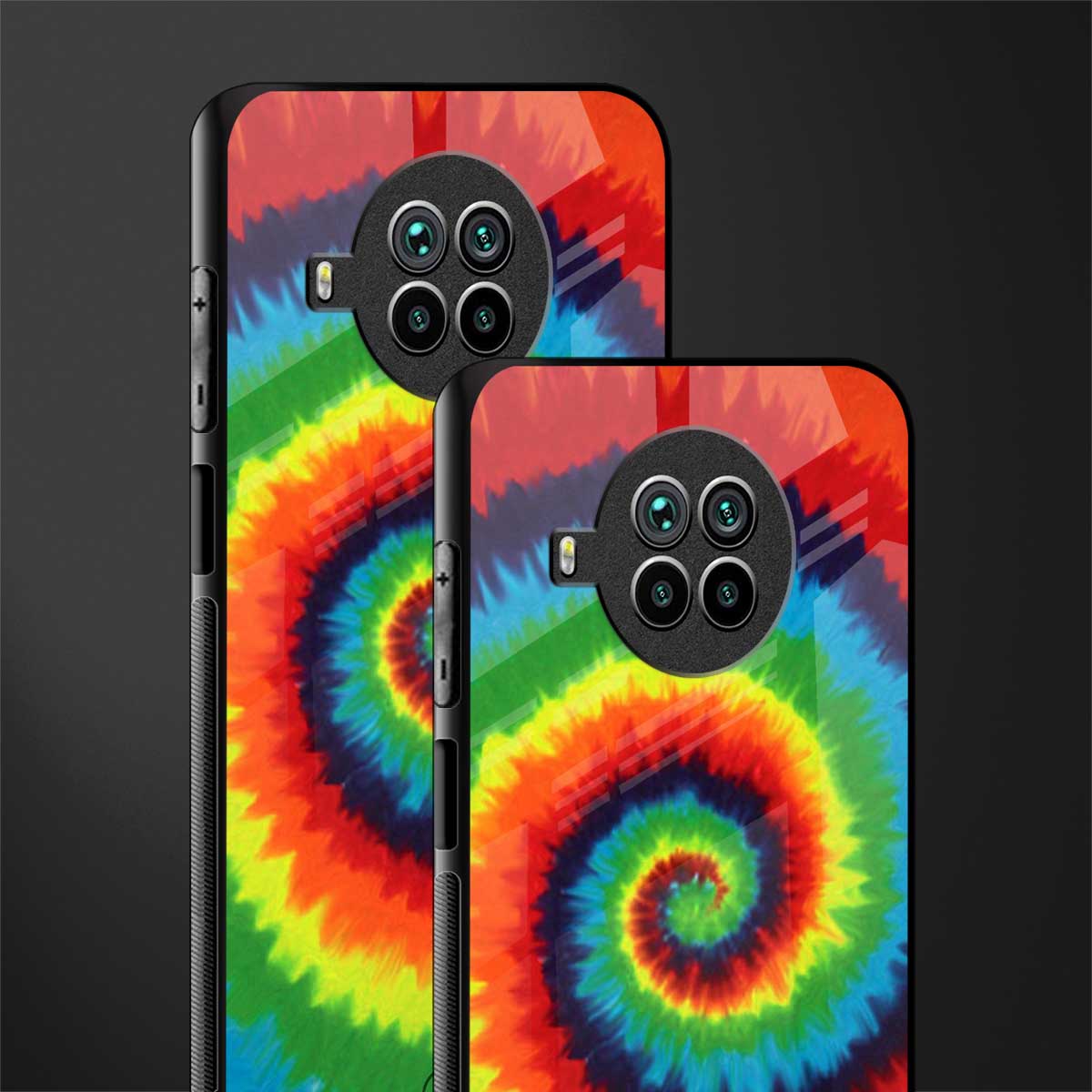 tie and dye glass case for mi 10i image-2