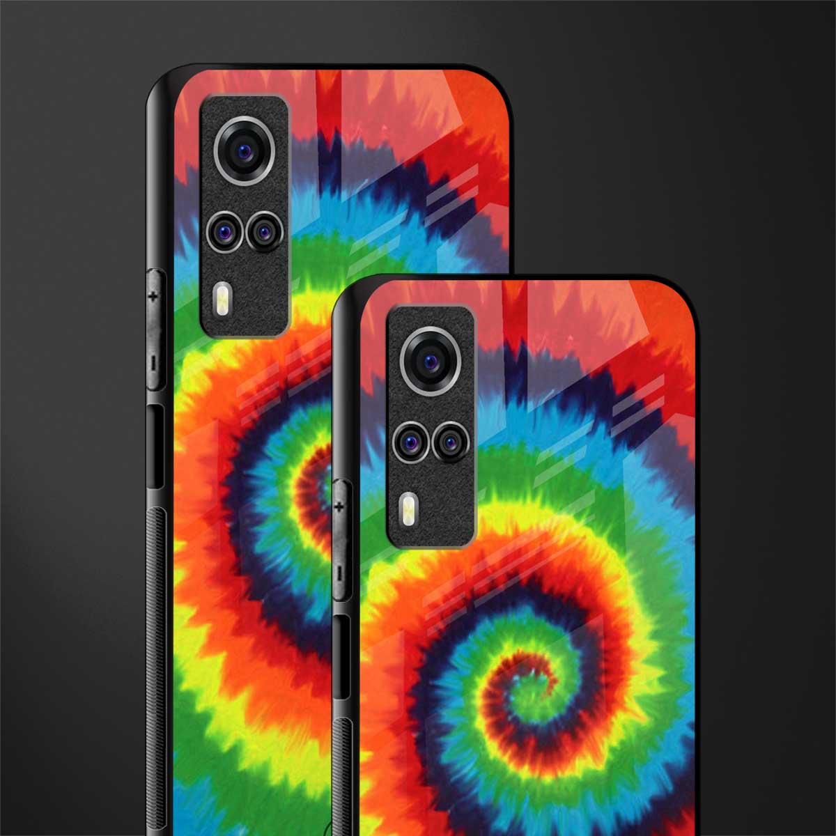 tie and dye glass case for vivo y51 image-2