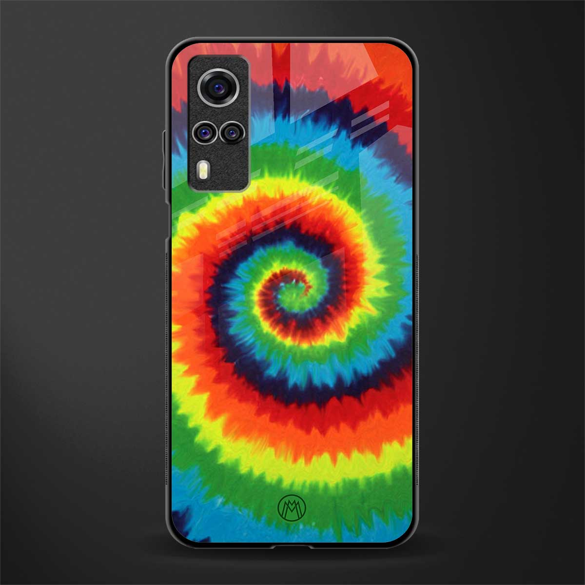 tie and dye glass case for vivo y51a image