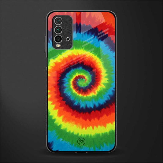 tie and dye glass case for redmi 9 power image