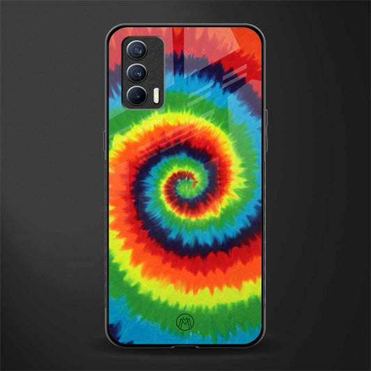 tie and dye glass case for realme x7 image