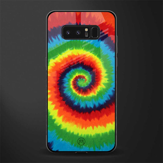 tie and dye glass case for samsung galaxy note 8 image
