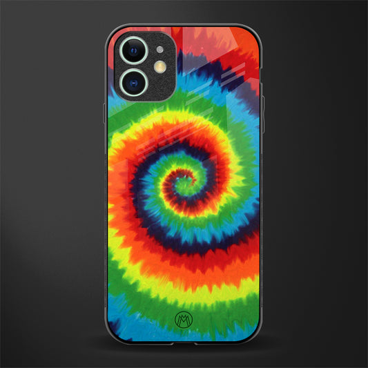 tie and dye glass case for iphone 12 mini