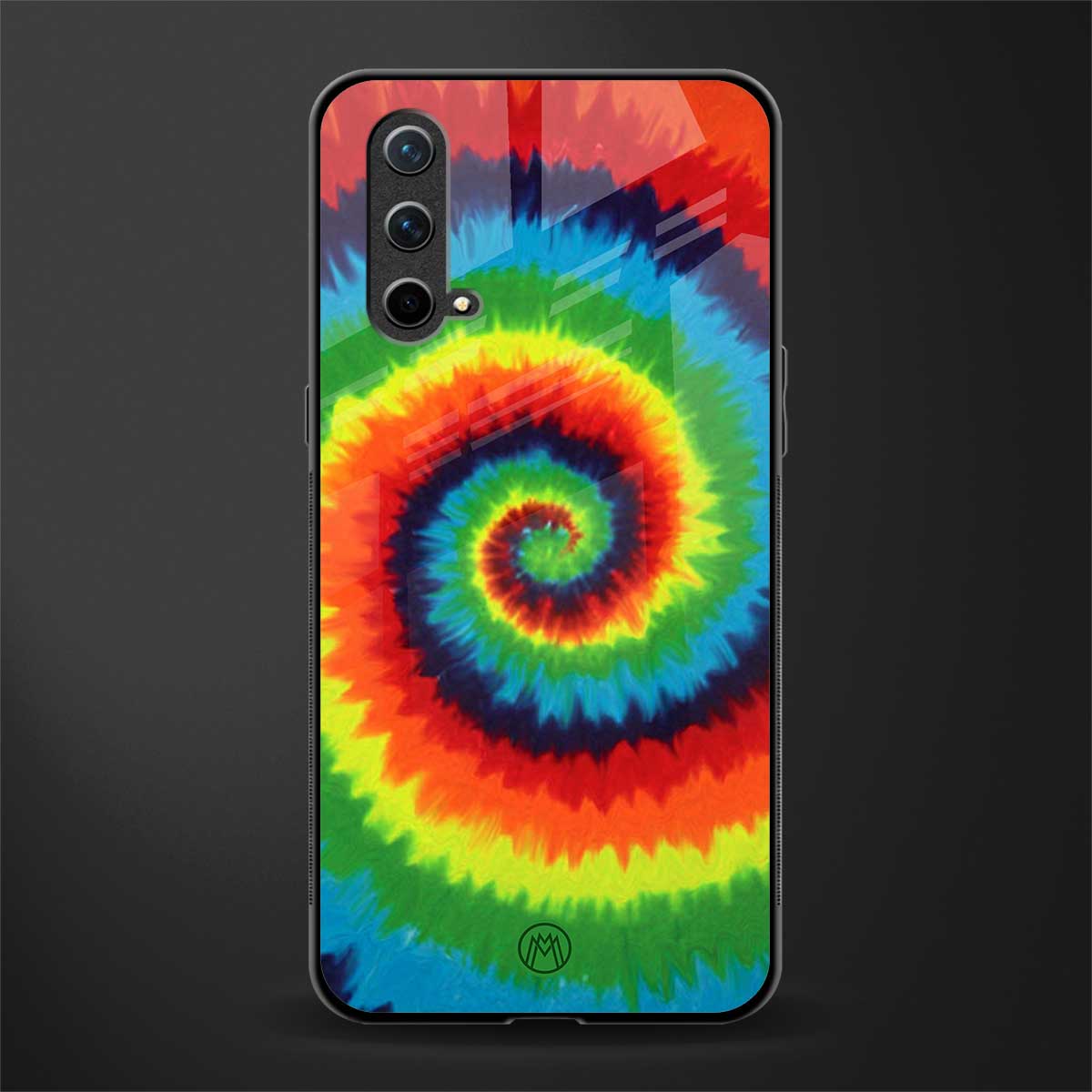 tie and dye glass case for oneplus nord ce 5g image