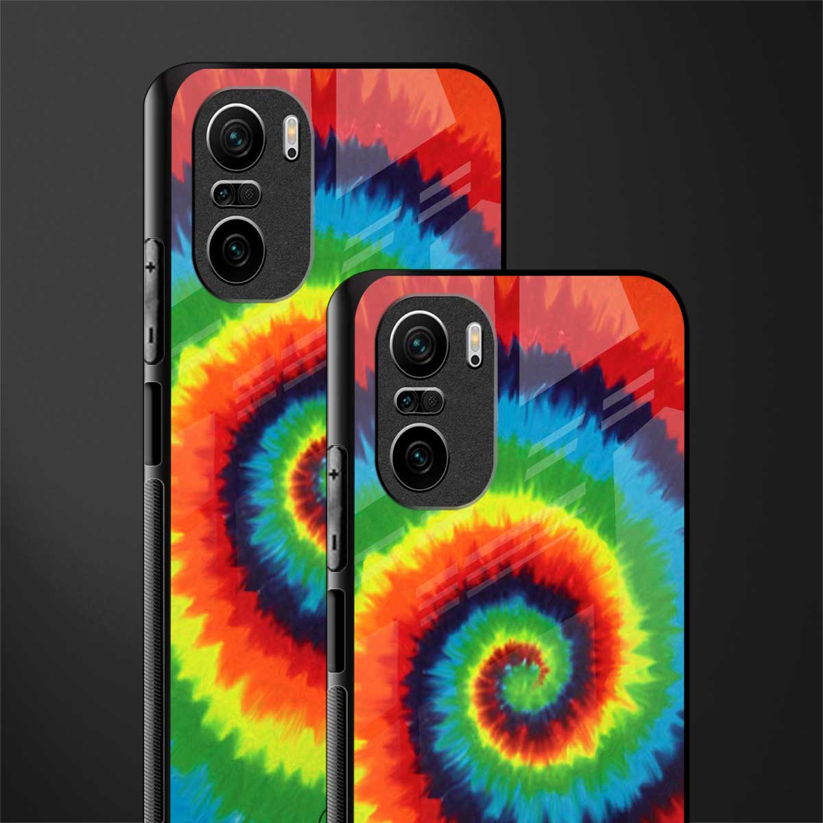 tie and dye glass case for mi 11x 5g image-2