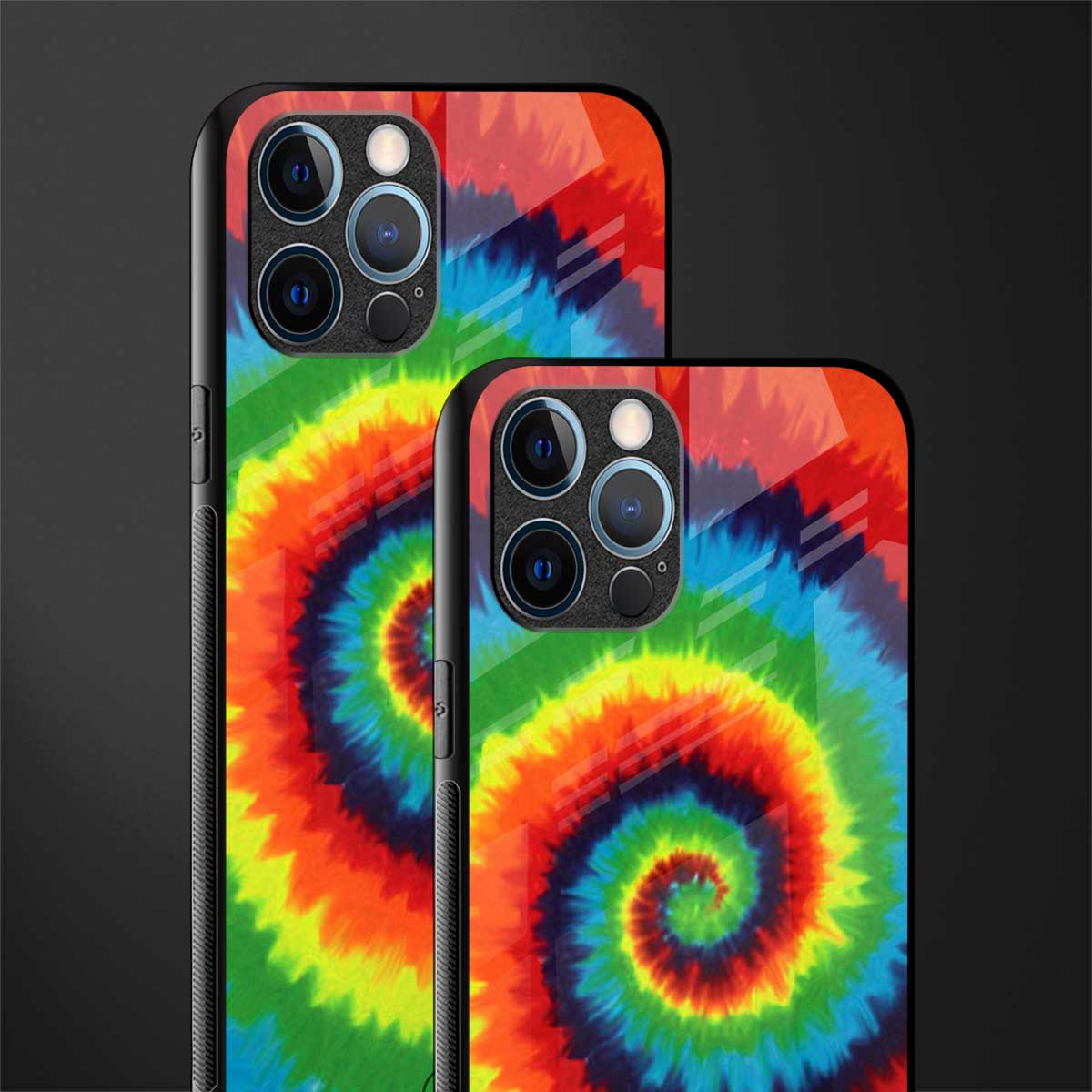 tie and dye glass case for iphone 12 pro max image-2