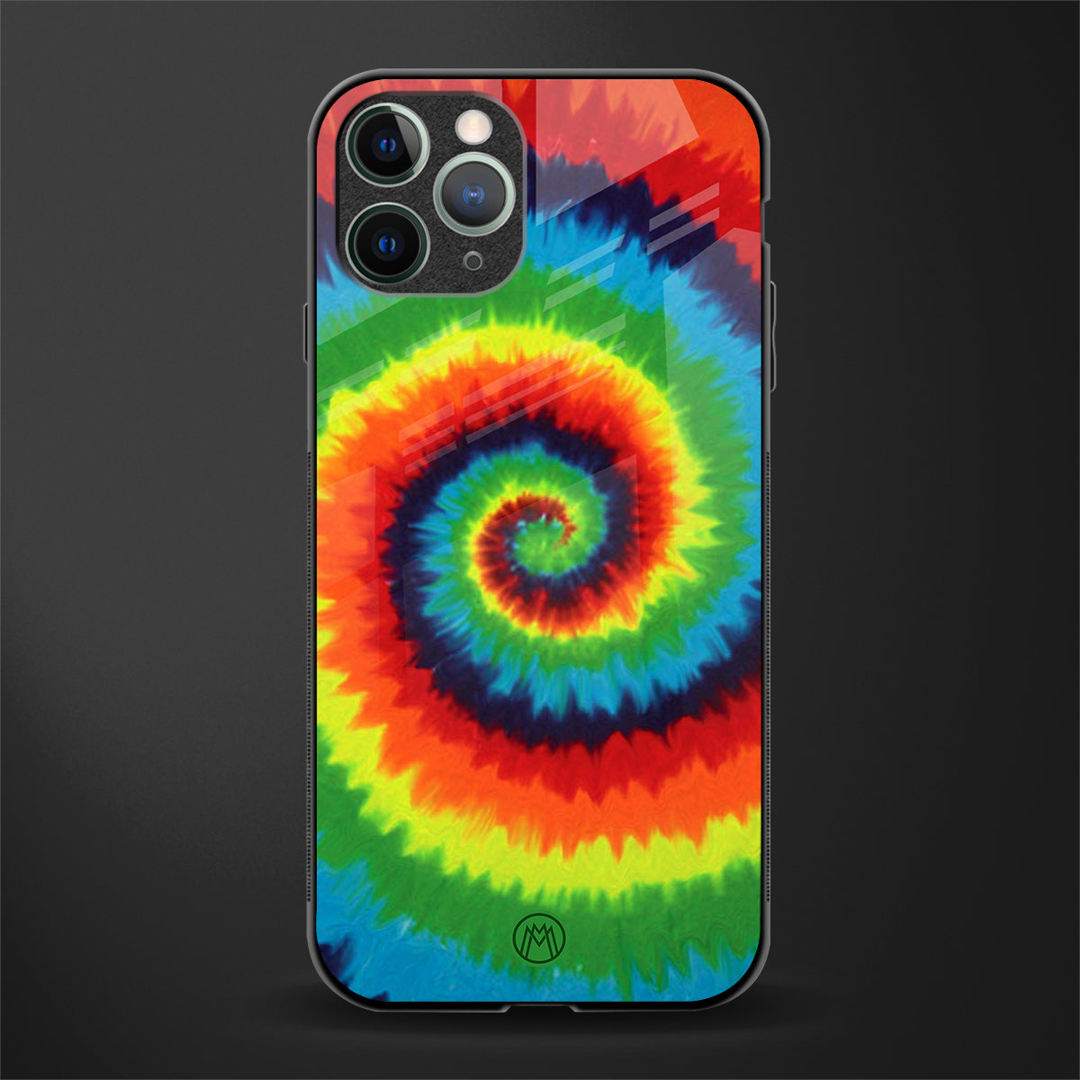 tie and dye glass case for iphone 11 pro