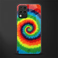 tie and dye back phone cover | glass case for samsung galaxy m33 5g