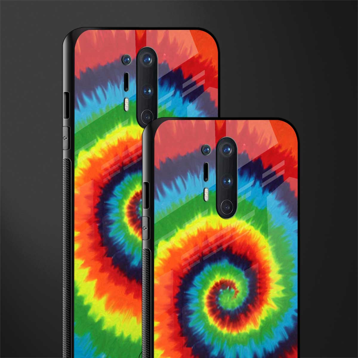 tie and dye glass case for oneplus 8 pro