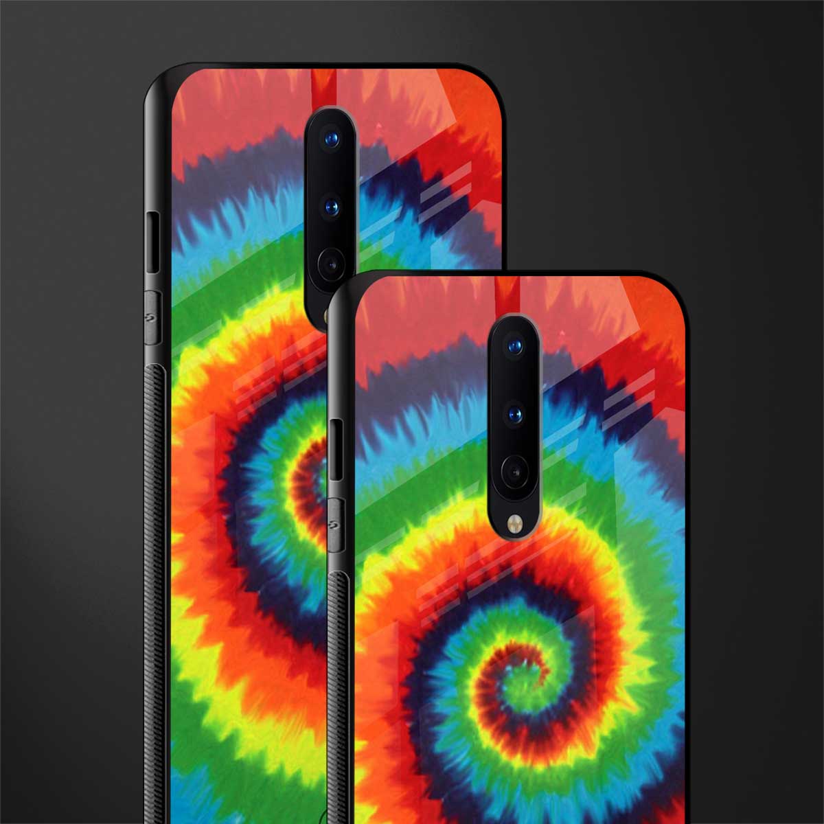 tie and dye glass case for oneplus 8 image-2