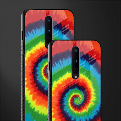 tie and dye glass case for oneplus 8 image-2