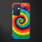 tie and dye back phone cover | glass case for oneplus 9