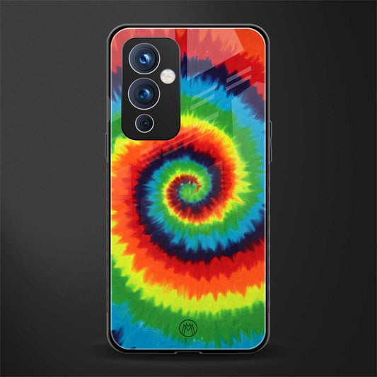 tie and dye back phone cover | glass case for oneplus 9
