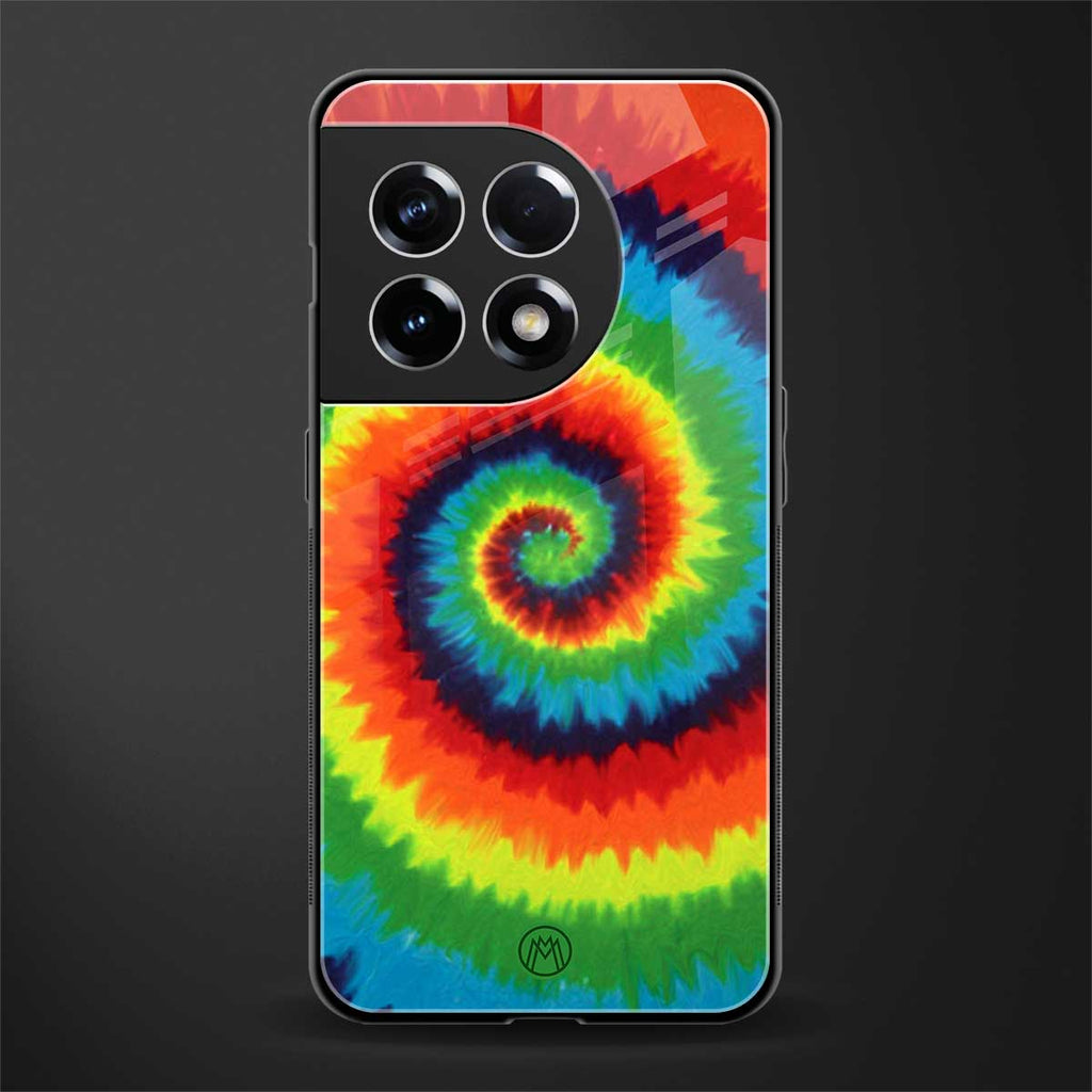 tie and dye back phone cover | glass case for oneplus 11r