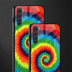 tie and dye glass case for oneplus nord ac2001 image-2