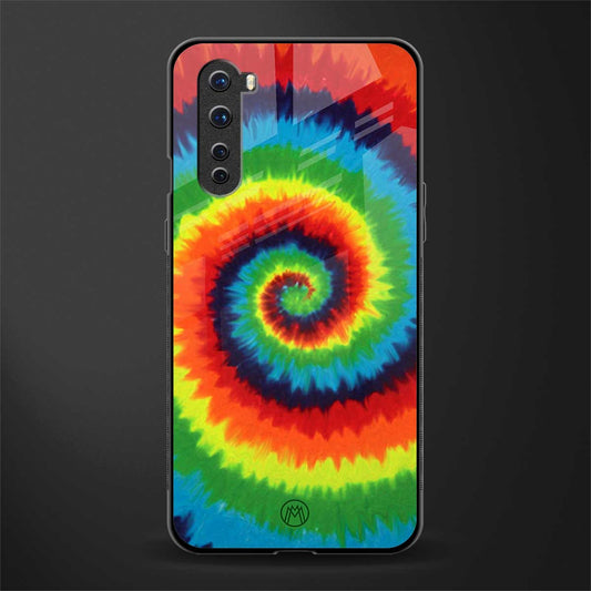 tie and dye glass case for oneplus nord ac2001 image