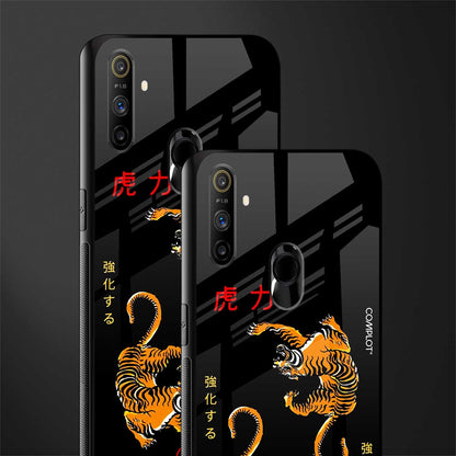 tigers black glass case for realme narzo 10a image-2