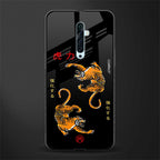 tigers black glass case for oppo reno 2f image